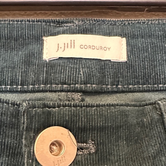 J. Jill Deep Teal Corduroy Pants - Picture 2 of 5